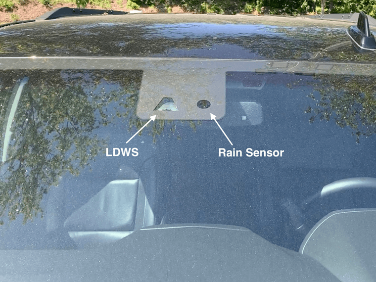 Rain Sensor with Rain Sensor Windshield Option
